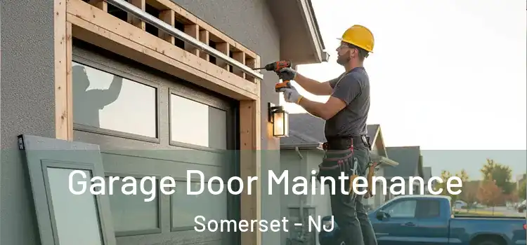 Garage Door Maintenance Somerset - NJ
