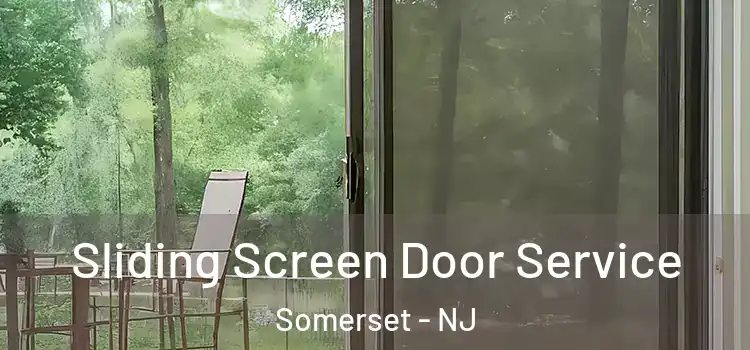 Sliding Screen Door Service Somerset - NJ